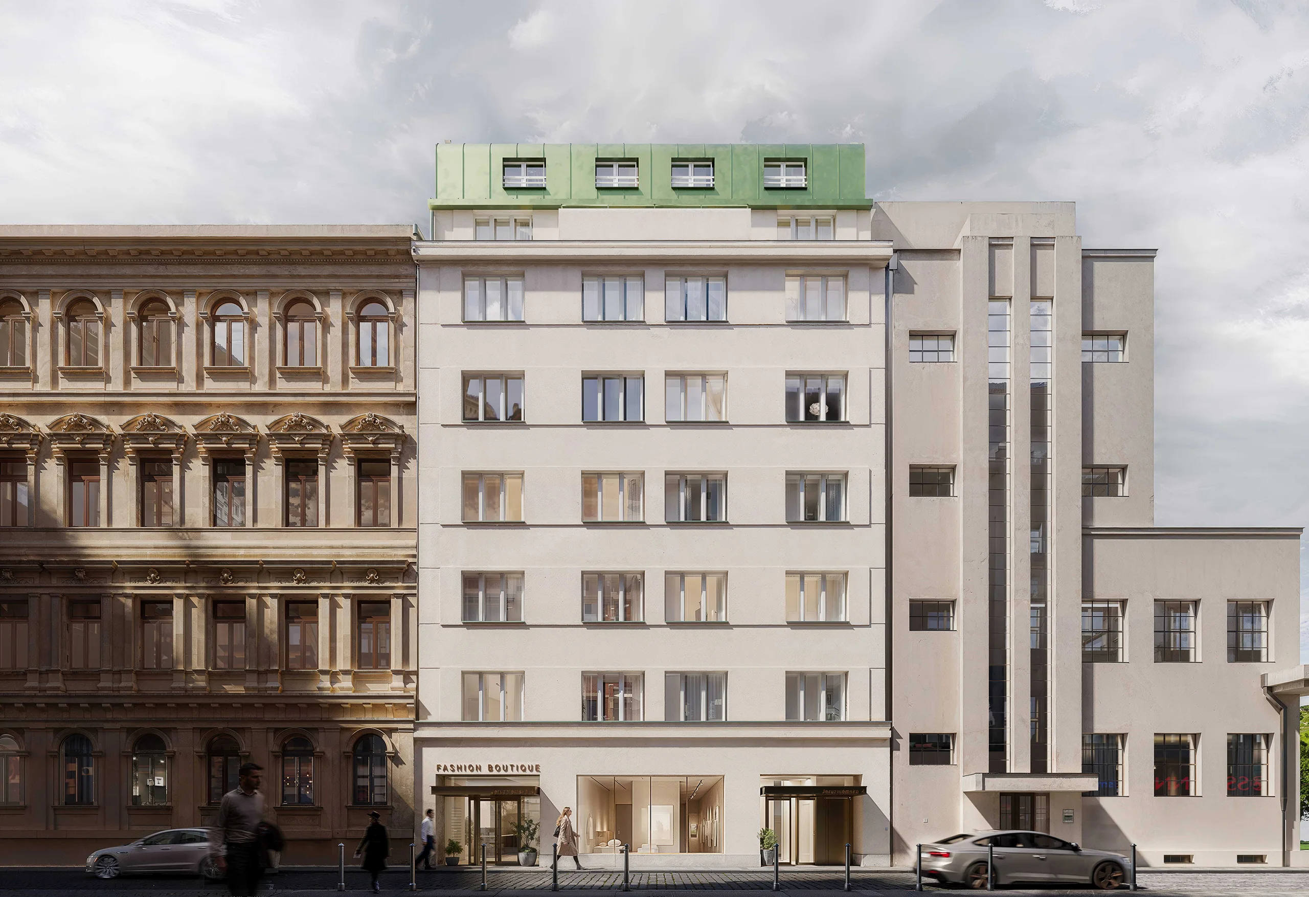 Exteriér 07 — Jeruzalémská 4